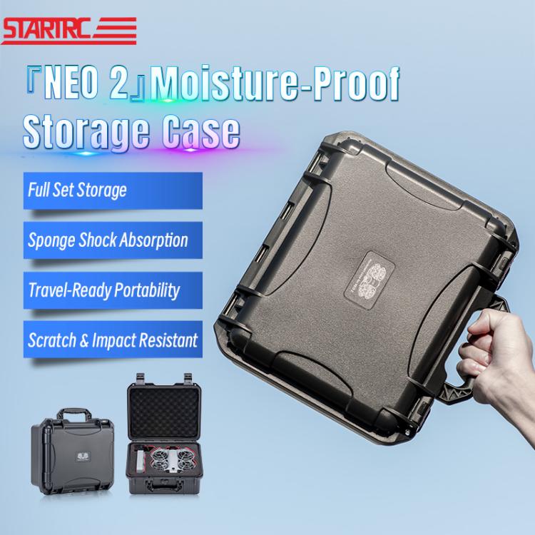 Estuche de almacenamiento portátil mini de PP impermeable y a prueba de explosiones para DJI Neo (negro) — imagen 5