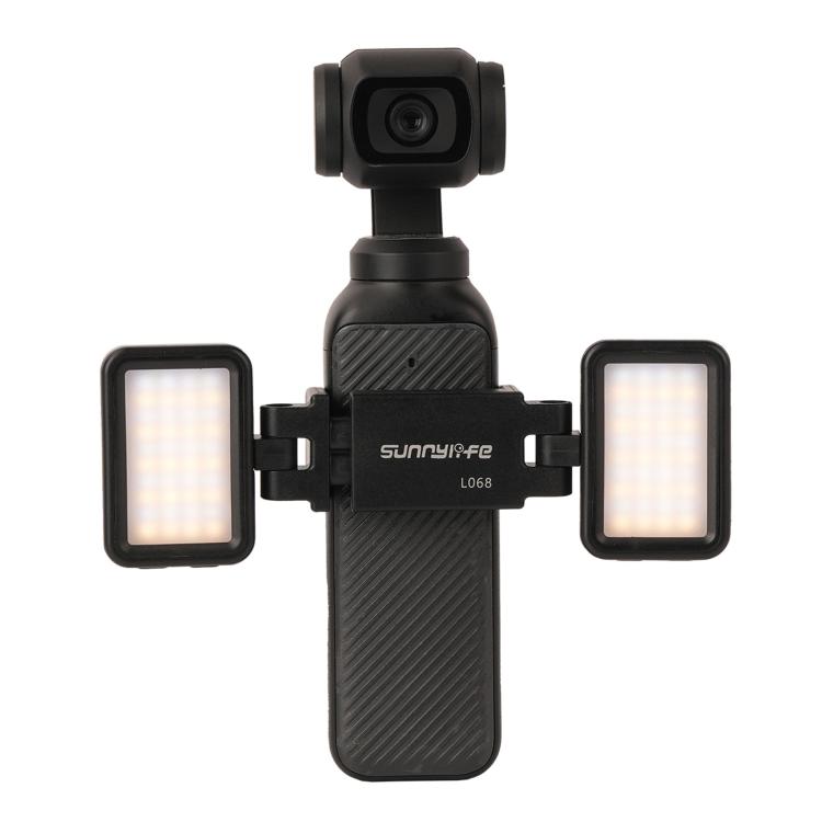 Luz de video LED ajustable Sunnylife, luz de relleno portátil tricolor regulable de liberación rápida para DJI Osmo Pocket 3…