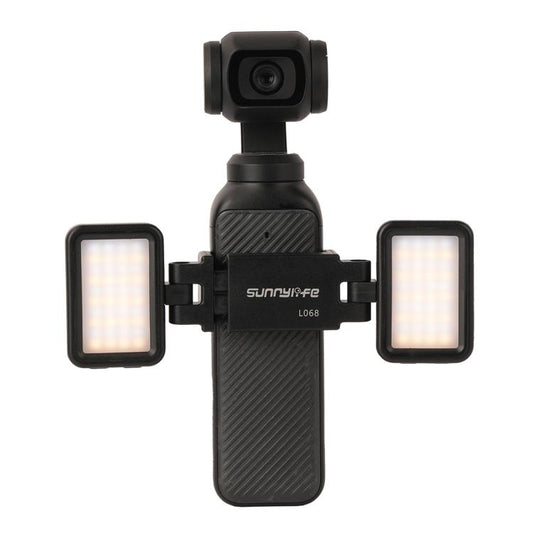 Luz de video LED ajustable Sunnylife, luz de relleno portátil tricolor regulable de liberación rápida para DJI Osmo Pocket 3…