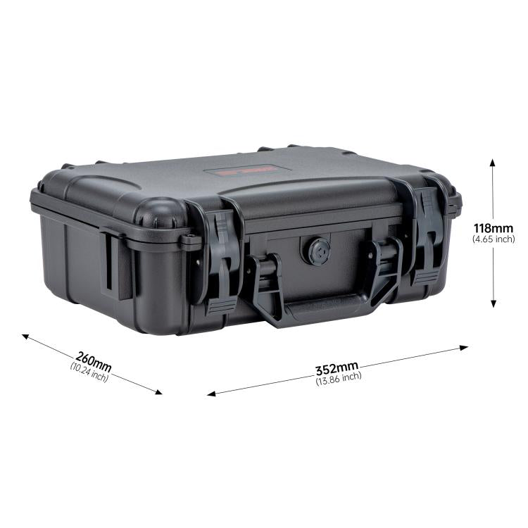 Estuche portátil impermeable y a prueba de golpes de PP (negra) — imagen 4