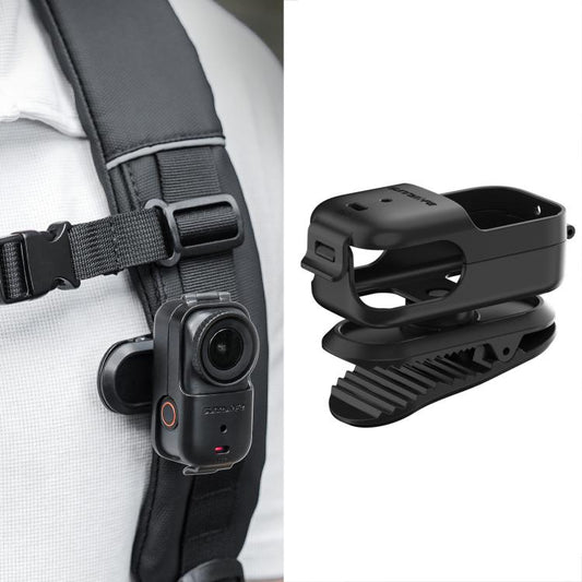 Clip Abrazadera para cámara de acción Osmo Nano Sunnylife con para mochila, rotación de 360 grados, montaje vertical y horiz…