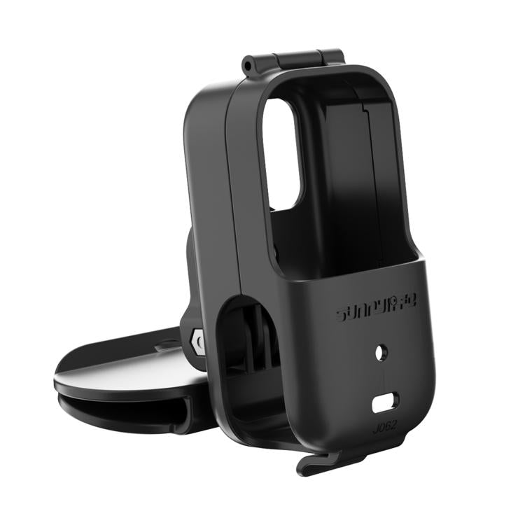 Soporte de clip Osmo Nano Sunnylife, para gorra de béisbol, abrazadera de liberación rápida para cámara POV Vlog (negro) par…