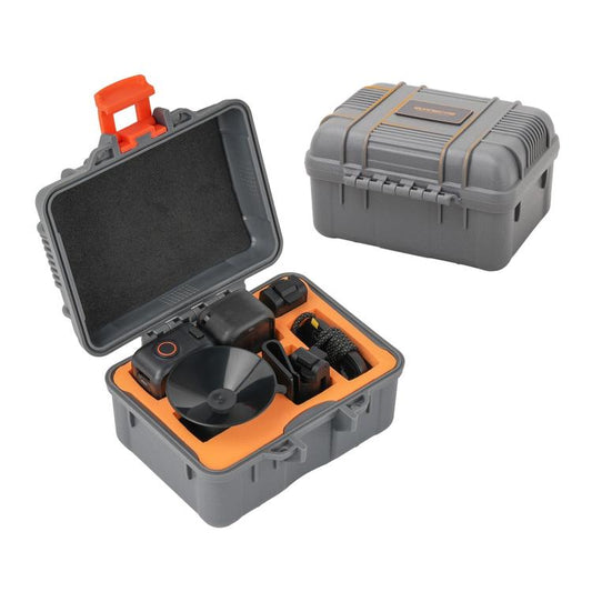 Estuche de viaje impermeable y resistente a golpes (gris)