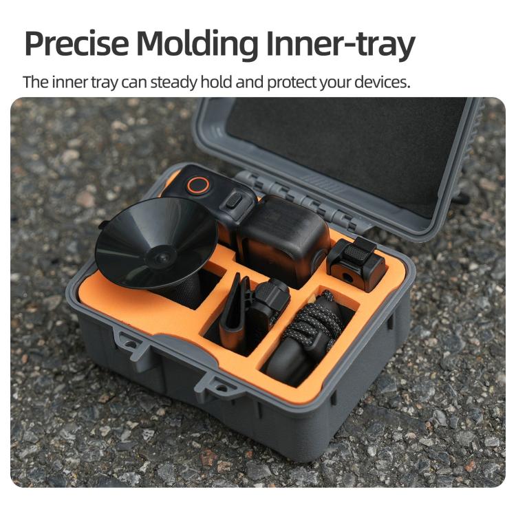 Estuche de viaje impermeable y resistente a golpes (gris) — imagen 7