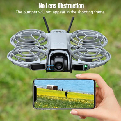 Lente de cardán Parachoques protector de plástico anticolisión para STARTRC 2 para DJI Neo (negro) — imagen 11