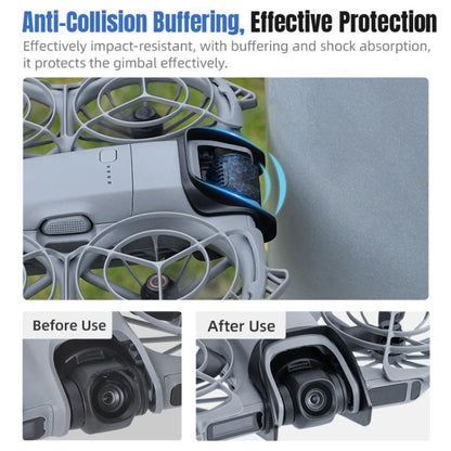 Lente de cardán Parachoques protector de plástico anticolisión para STARTRC 2 para DJI Neo (negro) — imagen 6