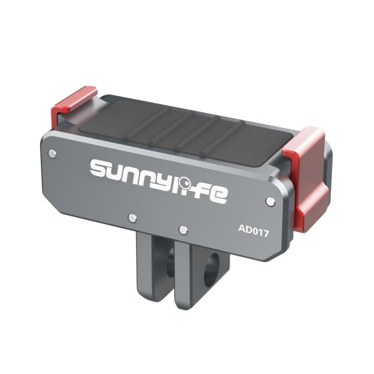 Soporte de cámara Adaptador magnético de liberación rápida de metal Sunnylife, plegable de 1/4",, Action 5 Pro, 4 y 3 para D…