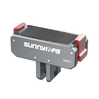 Soporte de cámara Adaptador magnético de liberación rápida de metal Sunnylife, plegable de 1/4",, Action 5 Pro, 4 y 3 para D…