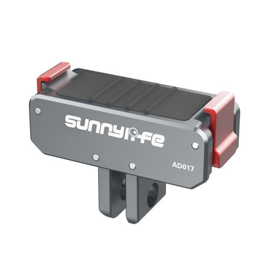 Soporte de cámara Adaptador magnético de liberación rápida de metal Sunnylife, plegable de 1/4",, Action 5 Pro, 4 y 3 para D…