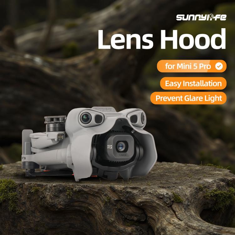 Lente Parasol Sunnylife para, cubierta antirreflejos, tapa protectora para gimbal para DJI Mini 5 Pro (gris) — imagen 3