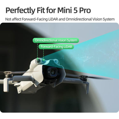 Lente Parasol Sunnylife para, cubierta antirreflejos, tapa protectora para gimbal para DJI Mini 5 Pro (gris) — imagen 5