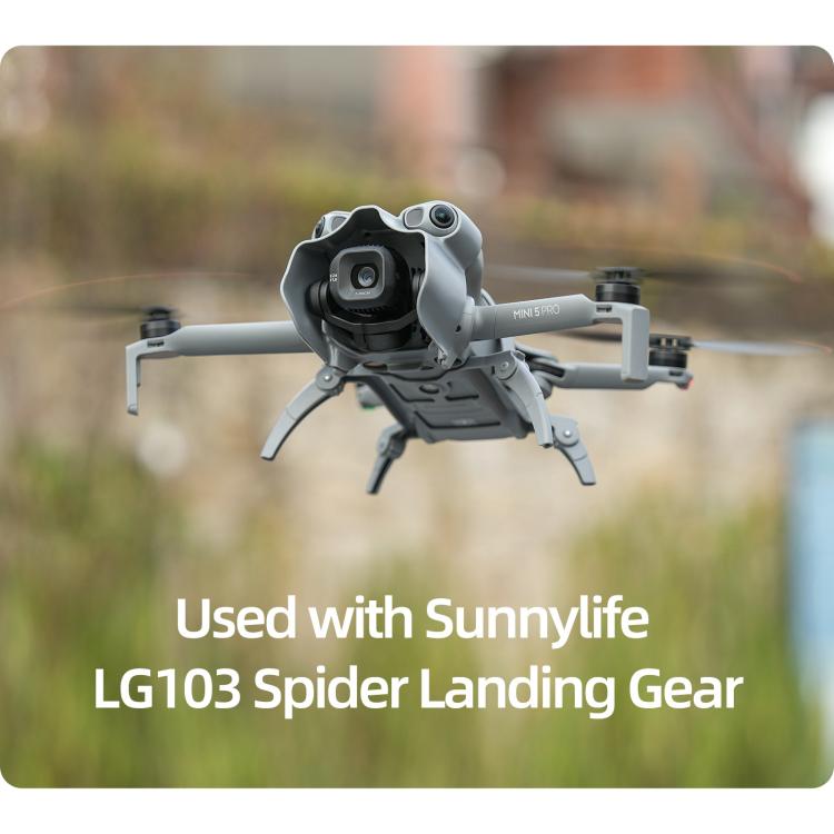 Lente Parasol Sunnylife para, cubierta antirreflejos, tapa protectora para gimbal para DJI Mini 5 Pro (gris) — imagen 7