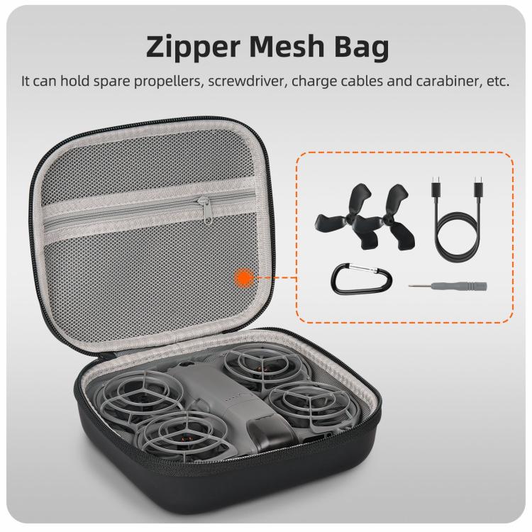 Bolsa de transporte portátil Sunnylife para DJI Neo (naranja) — imagen 8