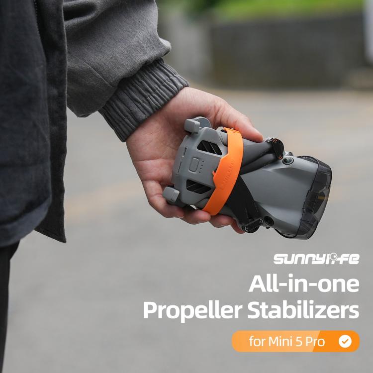 Soporte de hélices Sunnylife para DJI Mini 5 Pro (naranja) — imagen 3