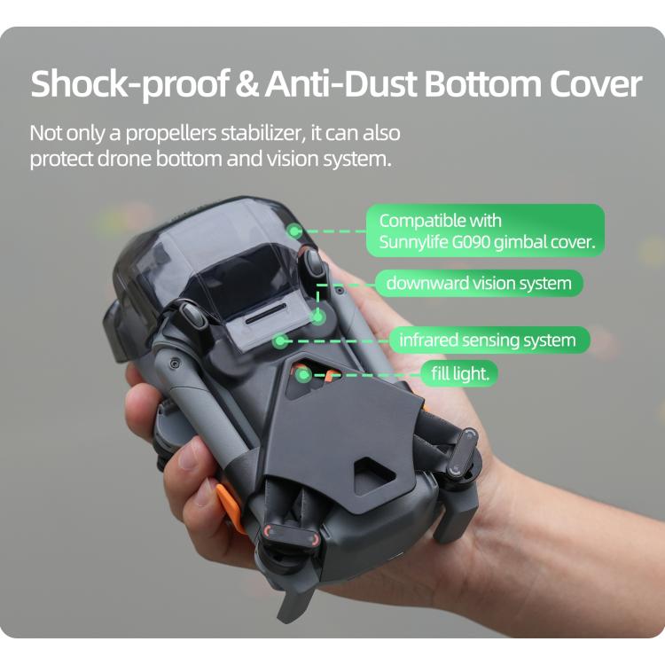 Soporte de hélices Sunnylife para DJI Mini 5 Pro (Negro) — imagen 4