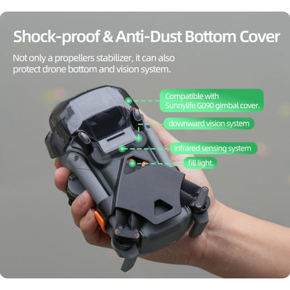 Soporte de hélices Sunnylife para DJI Mini 5 Pro (Negro) — imagen 4