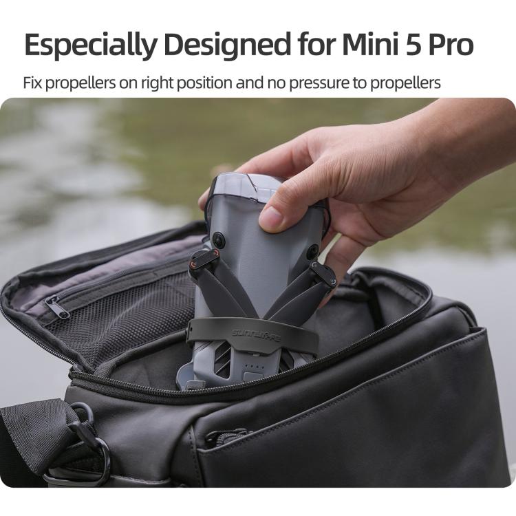Soporte de hélices Sunnylife para DJI Mini 5 Pro (Negro) — imagen 5