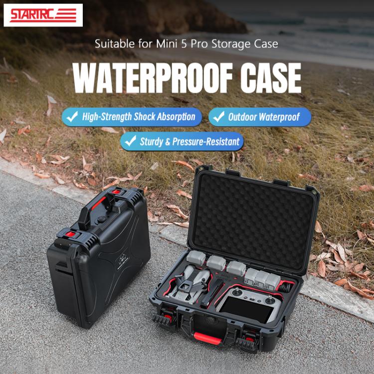 Estuche de hombro impermeable de ABS STARTRC para DJI Mini 5 Pro (negra) — imagen 5