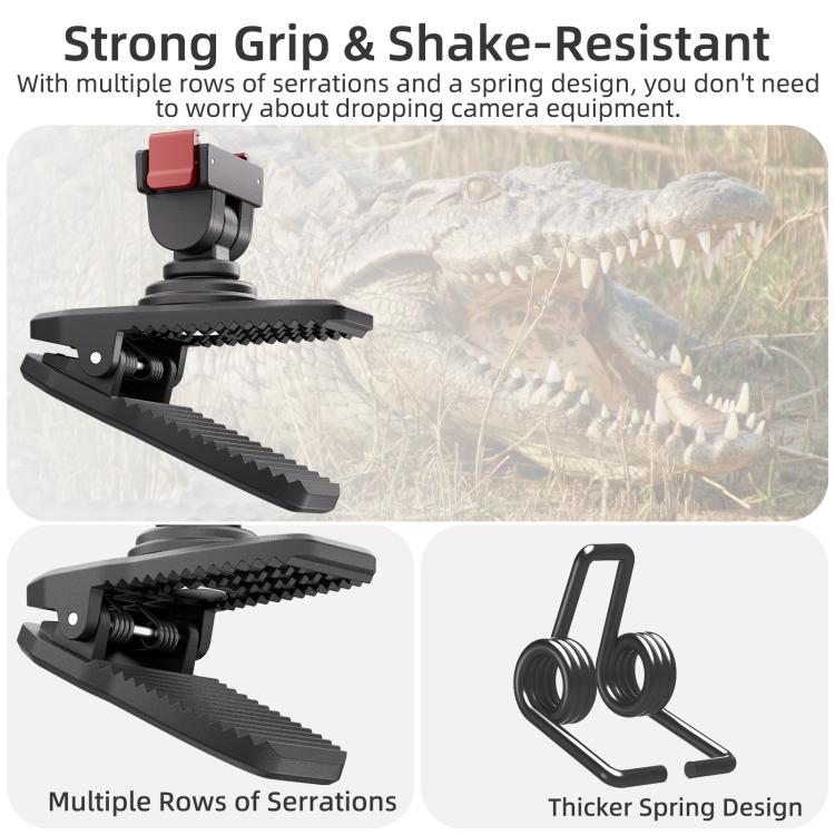Clip magnético ajustable de liberación rápida Sunnylife para mochila, soporte vertical-horizontal para cámara de acción para…
