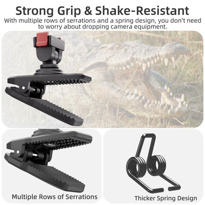 Clip magnético ajustable de liberación rápida Sunnylife para mochila, soporte vertical-horizontal para cámara de acción para…