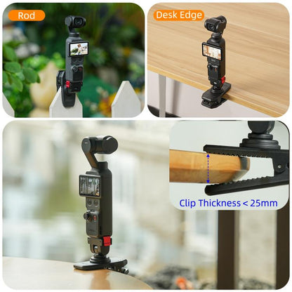 Clip magnético ajustable de liberación rápida Sunnylife para mochila, soporte vertical-horizontal para cámara de acción para…