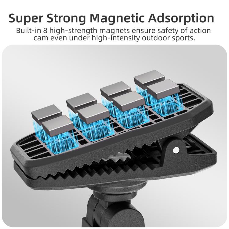 Clip magnético ajustable de liberación rápida Sunnylife para mochila, soporte vertical-horizontal para cámara de acción para…