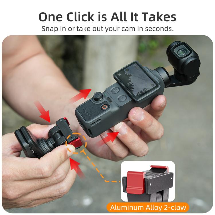 Clip magnético ajustable de liberación rápida Sunnylife para mochila, soporte vertical-horizontal para cámara de acción para…