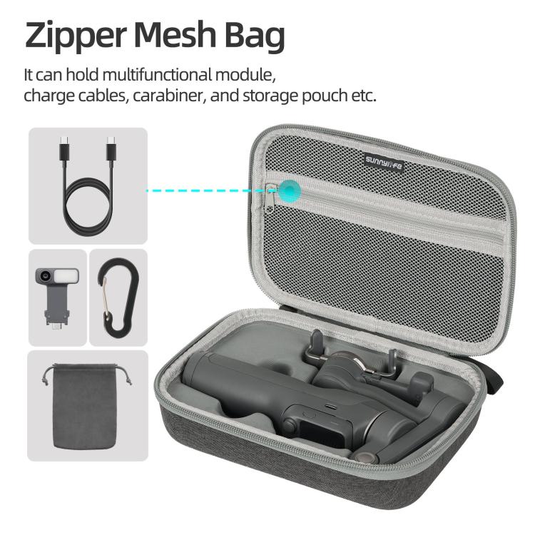 Funda de transporte portátil Sunnylife, mini bolso de mano (gris) para DJI Mini — imagen 6