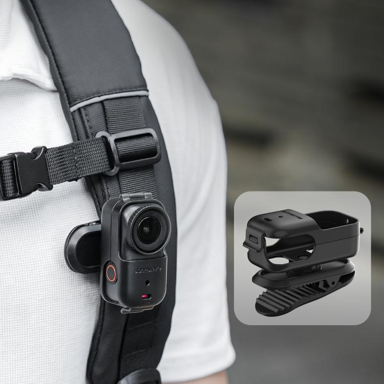 Clip para mochila Sunnylife, abrazadera para cámara de acción, rotación de 360°, montaje vertical-horizontal, inclinación de…