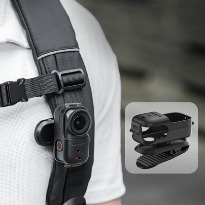 Clip para mochila Sunnylife, abrazadera para cámara de acción, rotación de 360°, montaje vertical-horizontal, inclinación de…
