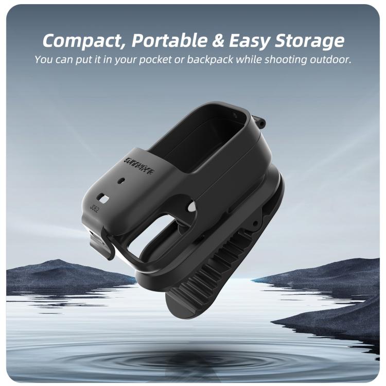 Clip para mochila Sunnylife, abrazadera para cámara de acción, rotación de 360°, montaje vertical-horizontal, inclinación de…