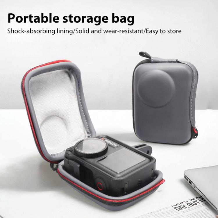 Bolsa de almacenamiento portátil de poliuretano y espuma EVA para el cuerpo de la Pro / 4 / 3 Mini para DJI Osmo Action 5 (n…