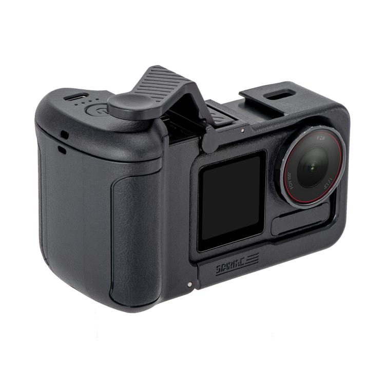 Kit de jaula con empuñadura de expansión STARTRC 3 en 1 para DJI Osmo Action 5 (negro)