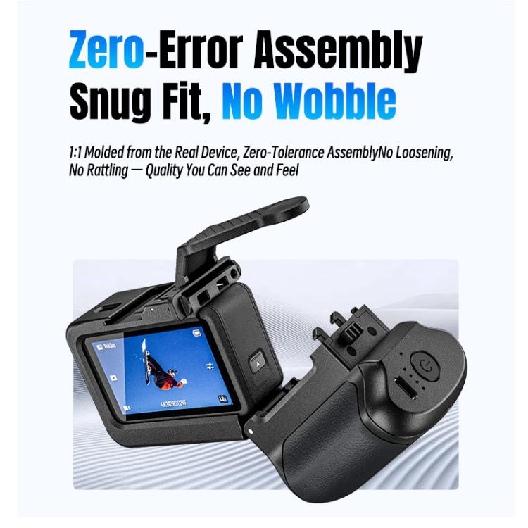 Kit de jaula con empuñadura de expansión STARTRC 3 en 1 para DJI Osmo Action 5 (negro) — imagen 13