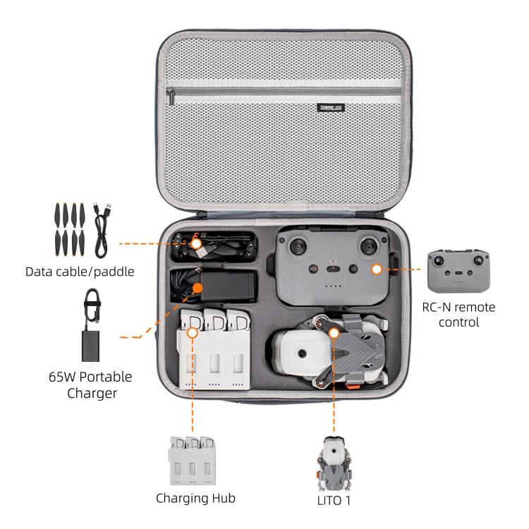 Bolso de hombro integrado (Gris) — imagen 8