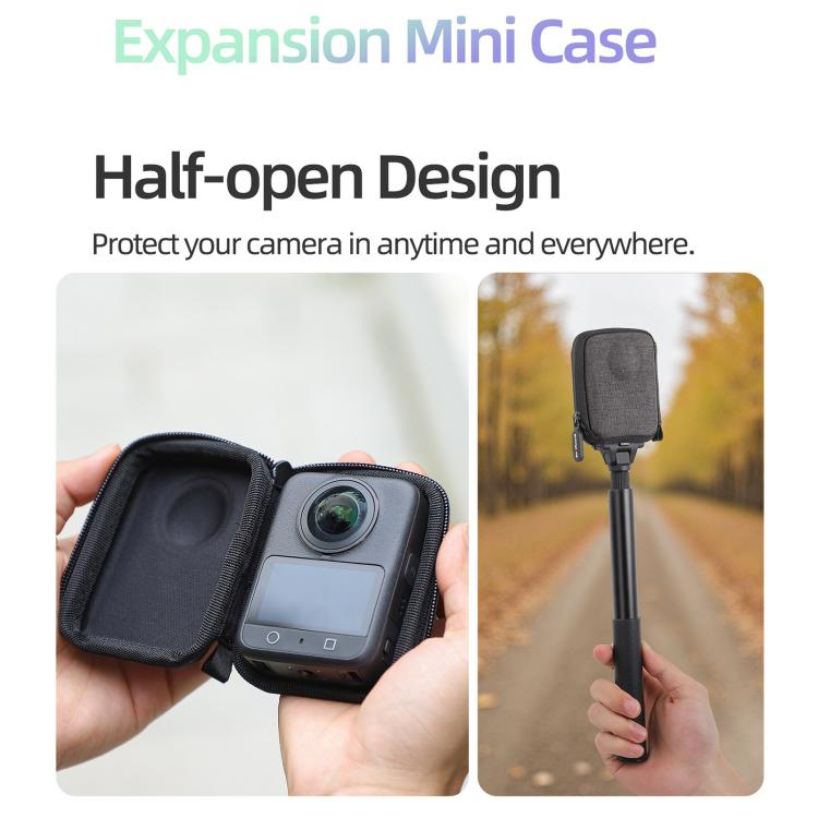 Bolsa de almacenamiento, portátil, con media cobertura para DJI Osmo 360 (gris) — imagen 3