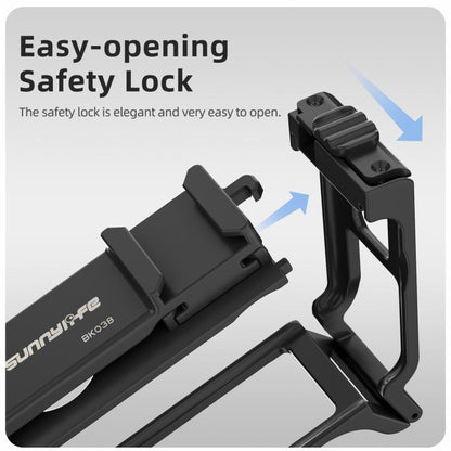 Empuñadura ergonómica Sunnylife para fotografía callejera con disparador de liberación rápida (Negro) — imagen 6