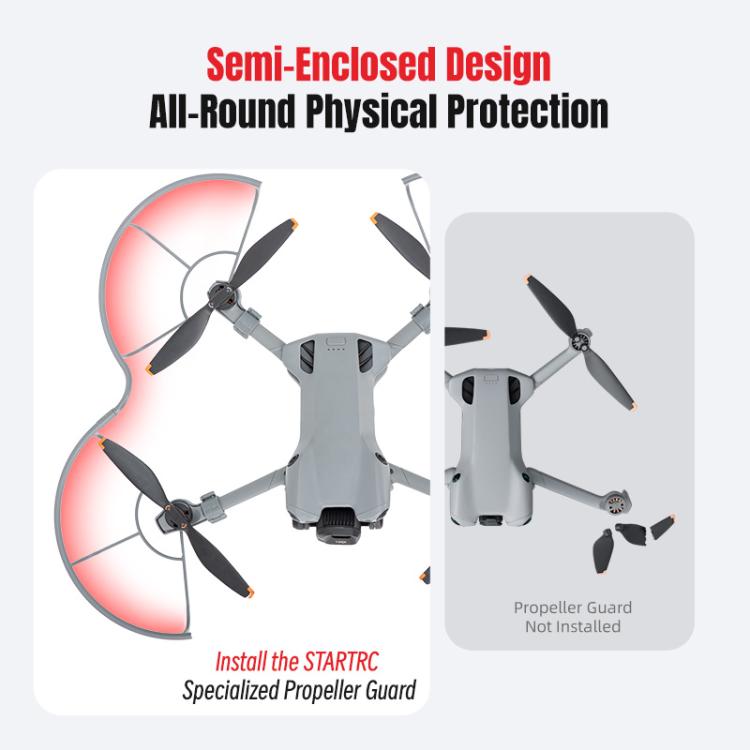 Anillo protector anticolisión para hélices de dron STARTRC para DJI Mini 5 Pro (Gris) — imagen 11
