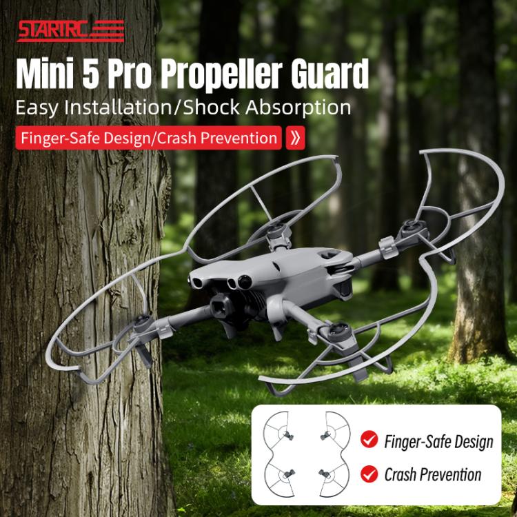 Anillo protector anticolisión para hélices de dron STARTRC para DJI Mini 5 Pro (Gris) — imagen 5