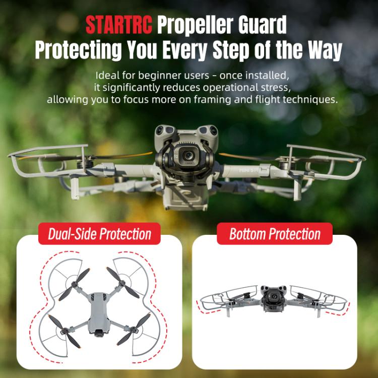Anillo protector anticolisión para hélices de dron STARTRC para DJI Mini 5 Pro (Gris) — imagen 7