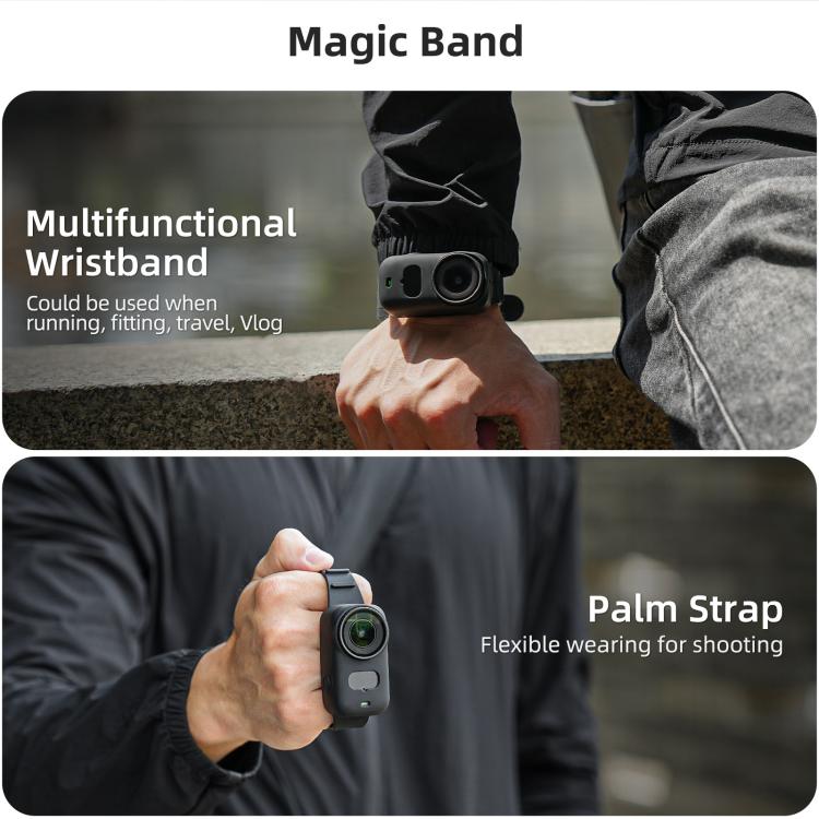 Correa de expansión para pulsera Osmo Nano Sunnylife, funda protectora de silicona, correa para mochila, correa para bicicle…