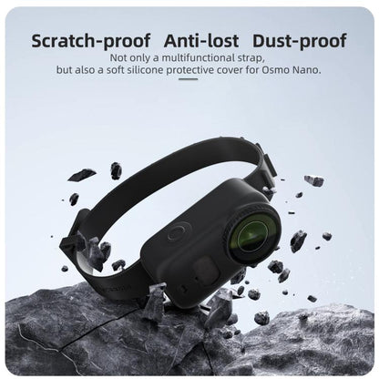Correa de expansión para pulsera Osmo Nano Sunnylife, funda protectora de silicona, correa para mochila, correa para bicicle…