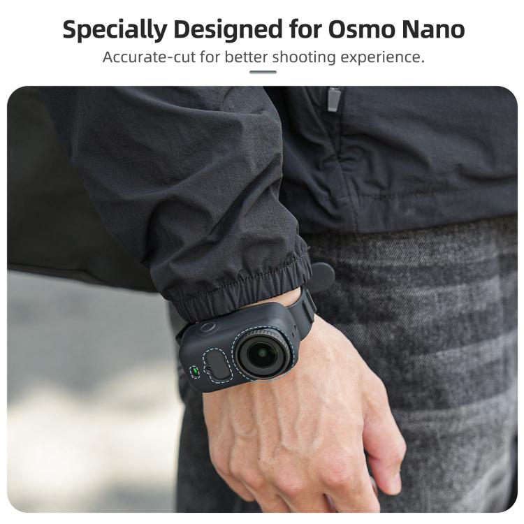 Correa de expansión para pulsera Osmo Nano Sunnylife, funda protectora de silicona, correa para mochila, correa para bicicle…