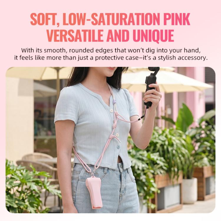 Funda protectora con tapa abatible para caja de almacenamiento STARTRC para DJI Osmo Pocket 4 (rosa) — imagen 15