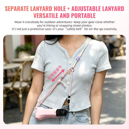 Funda protectora con tapa abatible para caja de almacenamiento STARTRC para DJI Osmo Pocket 4 (rosa) — imagen 16