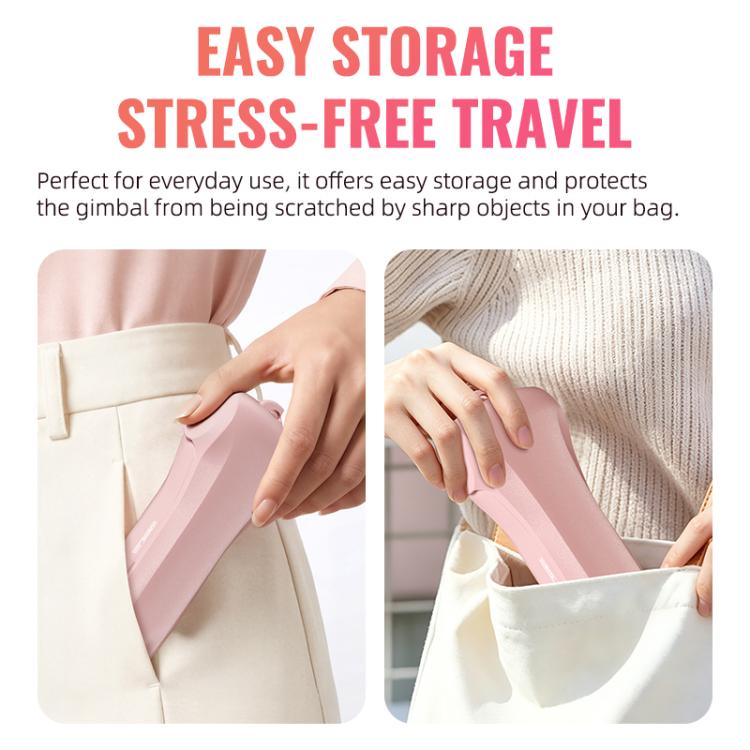 Funda protectora con tapa abatible para caja de almacenamiento STARTRC para DJI Osmo Pocket 4 (rosa) — imagen 9