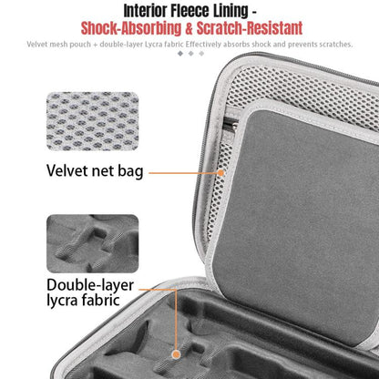 Estuche de transporte portátil y bolsa de almacenamiento multiusos (gris) — imagen 11
