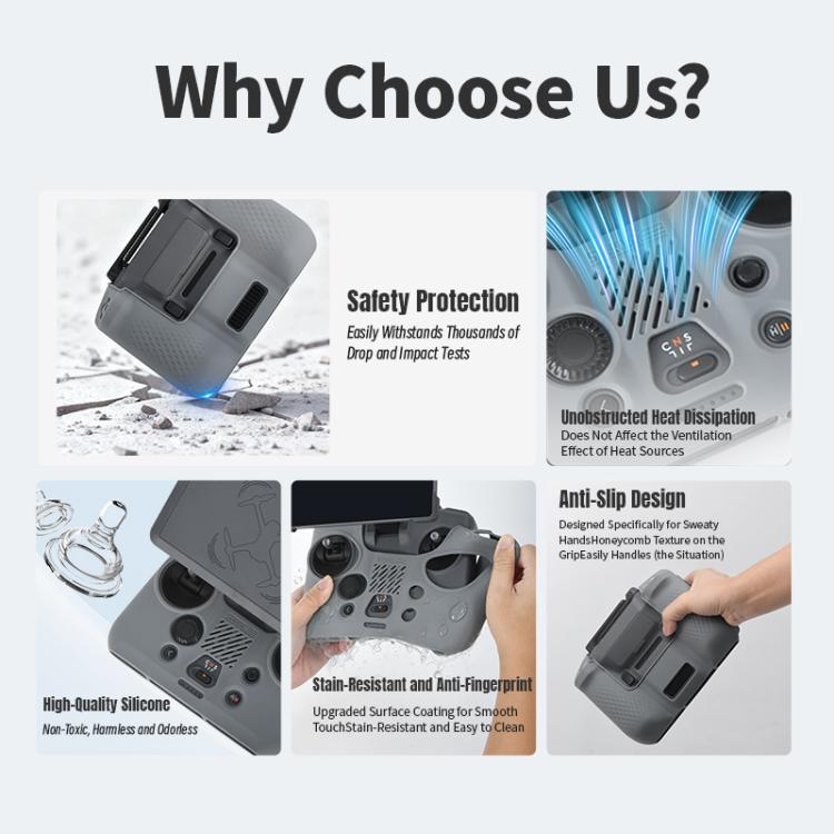 Funda de silicona antigolpes y antiarañazos (gris) — imagen 6