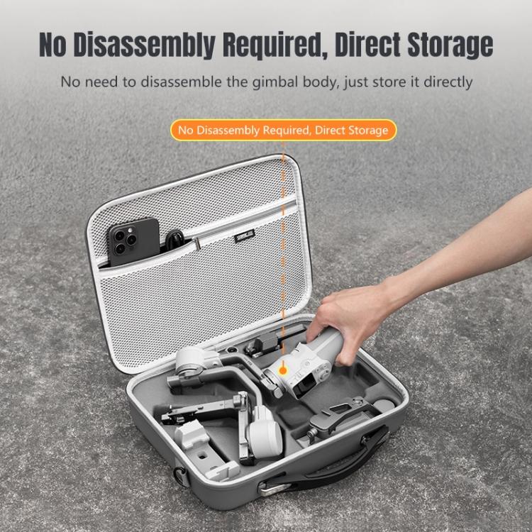 Estuche de almacenamiento tipo estuche para DJI RS 4 (gris oscuro) — imagen 6