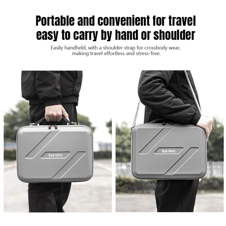 Estuche de almacenamiento tipo estuche para DJI RS 4 (gris oscuro) — imagen 7